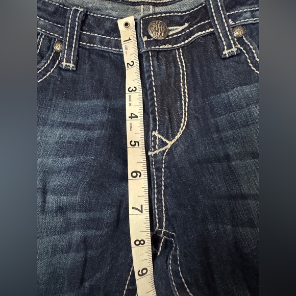 ReRock for Express Skinny Jeans long length dark blue EUC - Picture 9 of 10